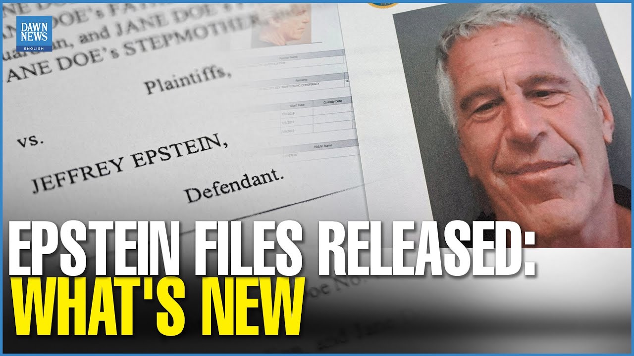 Epstein Files Released: Powerful Names Back in Spotlight | Dawn News English