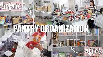 PANTRY ORGANIZATION IDEAS | ORGANIZE & DECLUTTER WITH ME