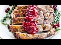 Cranberry pork roast