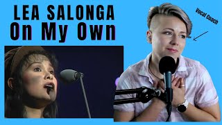 Lea Salonga - On My Own - New Zealand Vocal Coach Reaction and Analysis