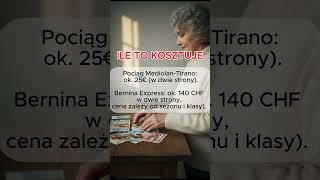 Bernina Express ZA ILE, co i jak? PATENT na podróż czerwonym pociągiem #shorts