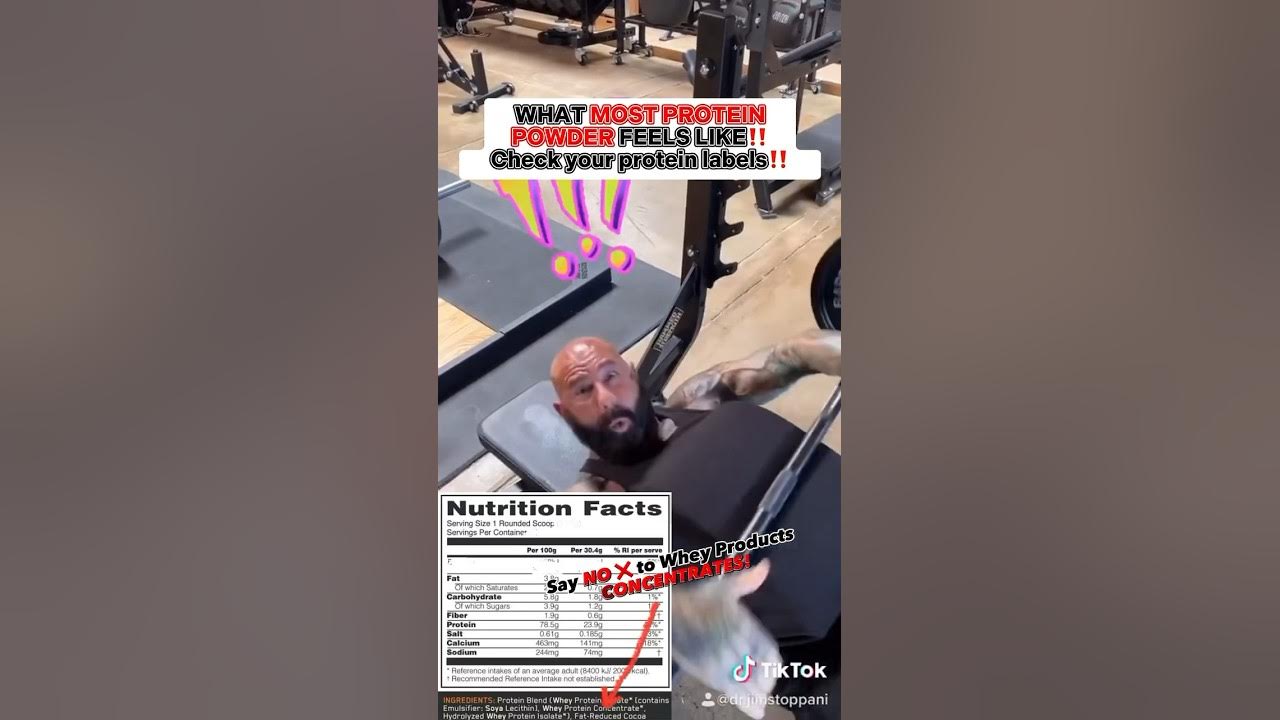 Stop letting your protein powder CRUSH your stomach 💩, AVOID WHEY