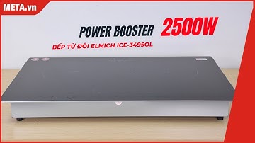 Đánh giá bếp từ đôi Elmich ICE-3495OL 2 vùng nấu, bảng điều khiển cảm ứng META.vn