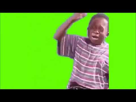 Meme crying man green screen