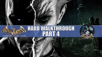 Batman: Arkham Asylum | HARD Walkthorugh | Part 4 "Batcave" | CenterStrain01