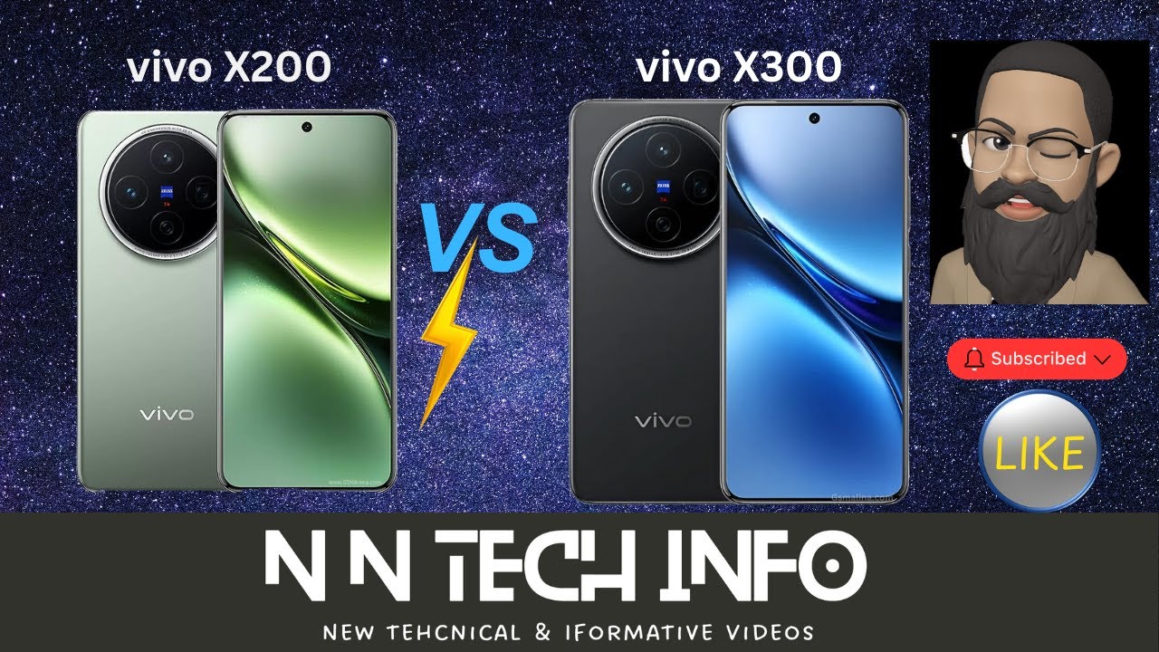Vivo X200 vs Vivo X300 – Full Comparison | Camera, & Battery  (2025)