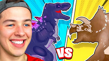 Reacting To DINOSAUR BATTLE ROYALE (animation)