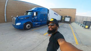 Day In The Life Of OTR Truck Driver Vlog | 890 Miles Trucking From Iowa To North Dakota