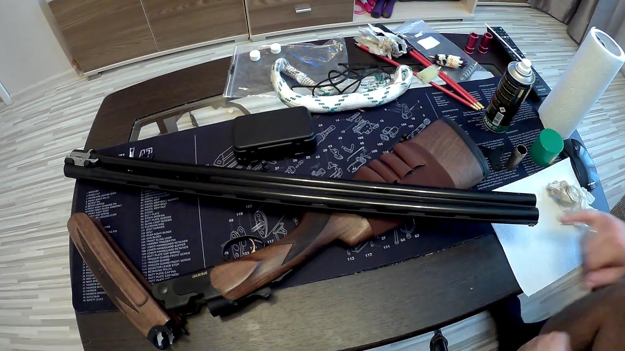 Чистка ружья после охоты/ ATA ARMS SP BLACK