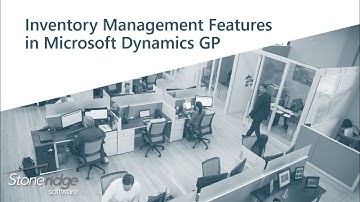 Inventory Mangement in Microsoft Dynamics GP