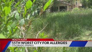 Colorado Springs ranks 15th worst city for allergies