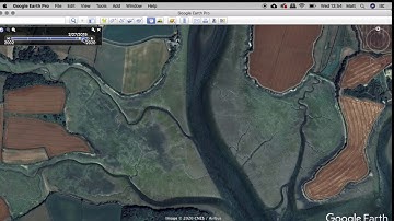 Find fishing marks at various states of tide using Google Earth