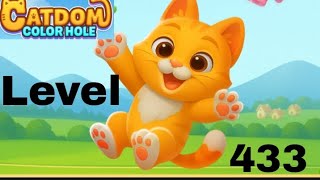 Catdom color hole level 433 solution and walkthrough for gameplay 