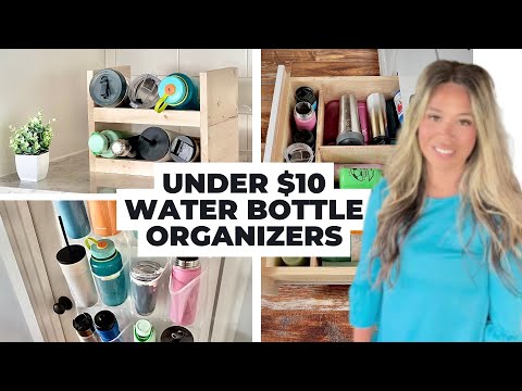 $10 Water Bottle Organizing Ideas 