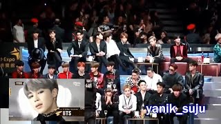 MAMA 2016 Idols react to Artist of  the year nominees   Winner (nct,exo,bts,got7,seventeen,monstax).