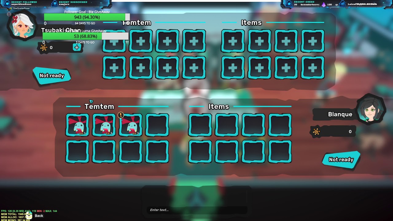 Temtem CLub Wars Exibition match Ronin VS EXO FT Quarter