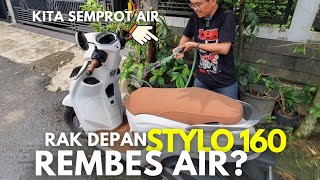 REVIEW : BAGASI RAK HONDA STYLO 160 REMBES AIR? | #TMCBLOG