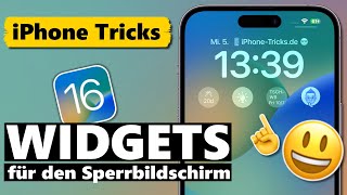 iOS 16 Widgets für den Sperrbildschirm, die echt praktisch sind! 😃👍 screenshot 3