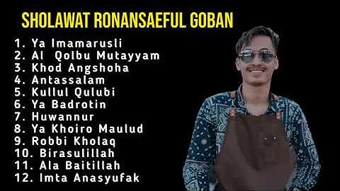 SHOLAWAT MERDU RONAN SAEFULL GOBAN || FULL ALBUM