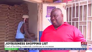 Joy Business Shopping List: Cost of building materials continues to increase