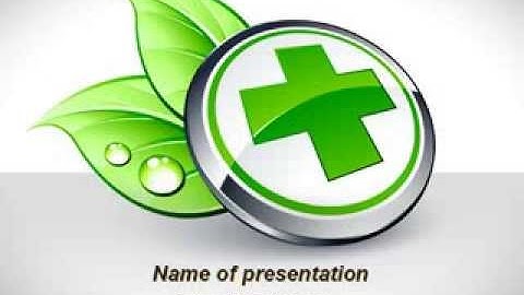 Herbal Pharmacy PowerPoint Template by PoweredTemplate.com