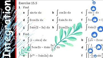 Ex15.5, Cambridge IGCSE And O Level Additional Mathematics, Integration