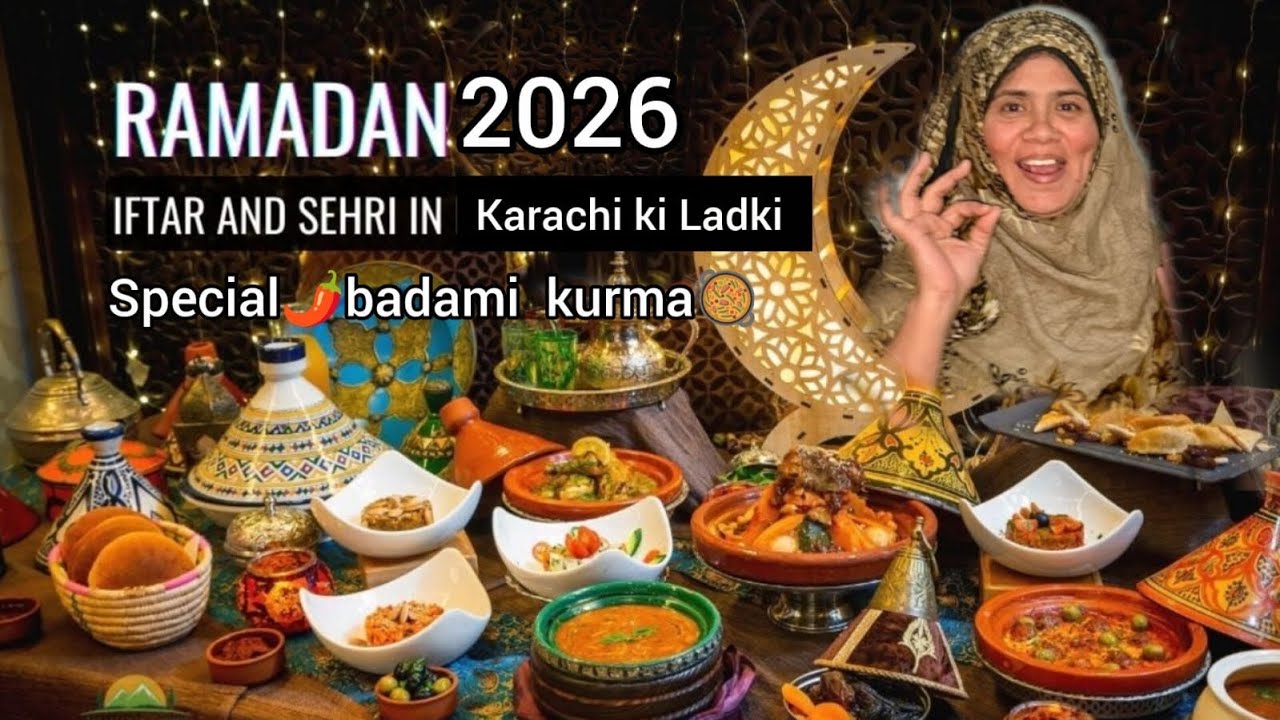 Special🌶️badami  kurma🥘 Ramadan 2026 iftar with sahri @Karachi_Ki_Ladki_Vlogs 