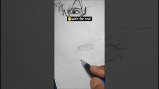 How to draw Anime Eye 👀✏️💭|| #shorts #art #drawing