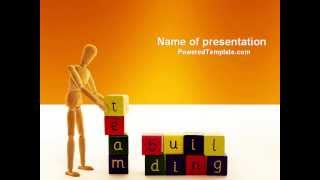 Team Building PowerPoint Template by PoweredTemplate.com