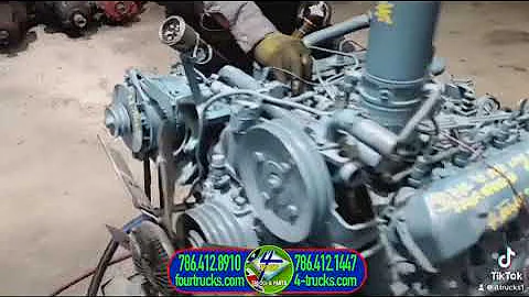 7076-0722243 - USED 1993 INTERNATIONAL 7.3L IDI ENGINE, 170HP, MECHANICAL FUEL PUMP, NON TURBO C