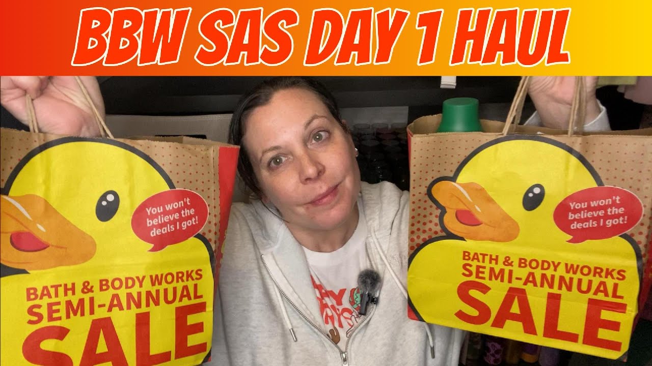 Распродажа Bath and Body Works в первый день: товары со склада.