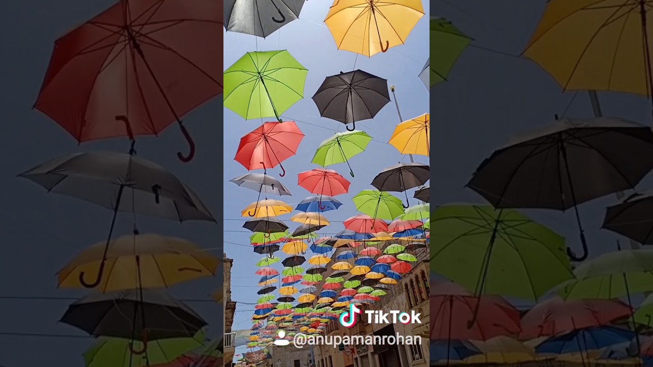 Malta umbrellas festival YouTube