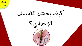 كيف يحدث التفاعل الإلتهابي ؟