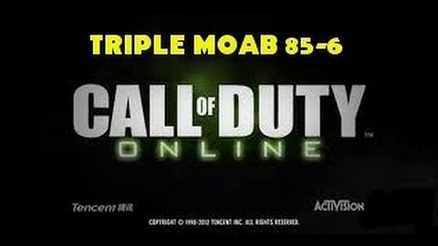 MW3 85-6 Triple Moab ( How to get a good KD an level up fast ) over 10K xp easy every game