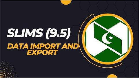 Data Import and Export in SLiMS Library Management System