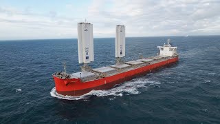 Pyxis Ocean - Sail Powered Cargo Ship Shows Potential of Wind