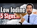 5 Signs of Low Iodine | Iodine Deficiency Symptoms TO KNOW