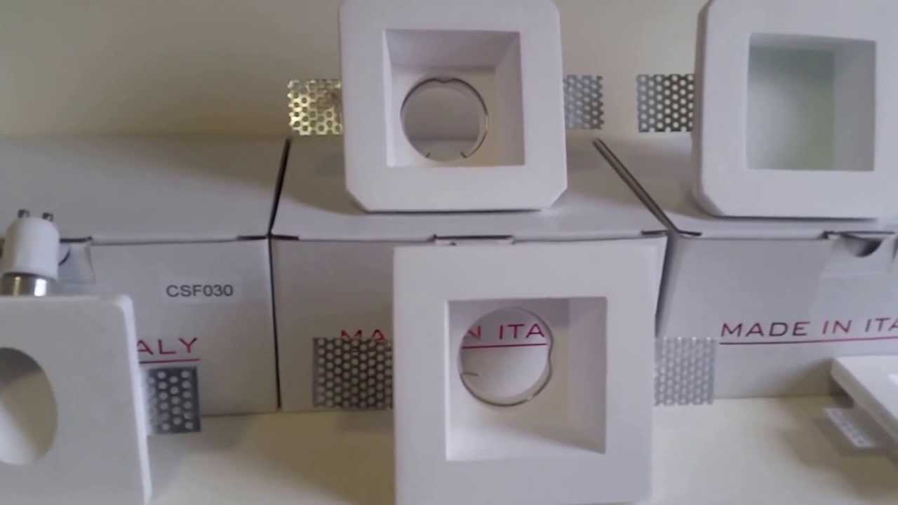 Faretti led in gesso a scomparsa design moderno made in italy ...