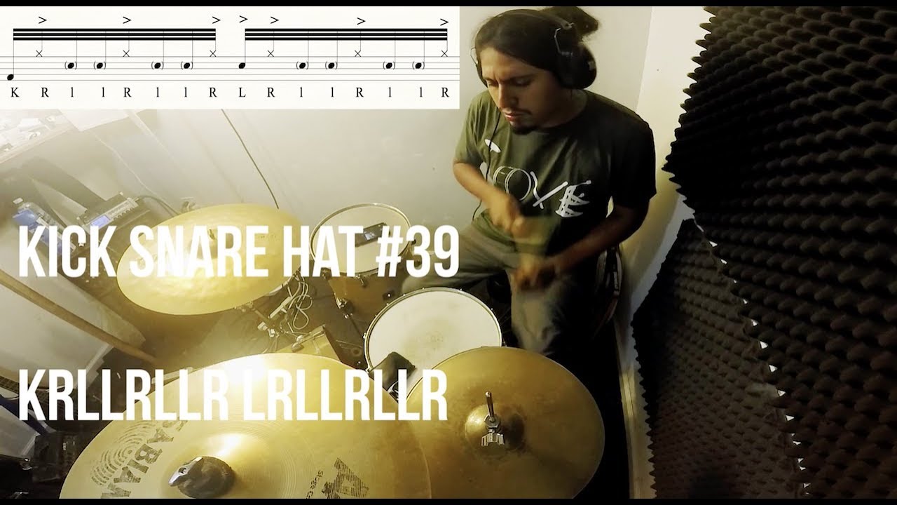 Drum Lesson Kick Snare Hat 39 KRllRllR YouTube