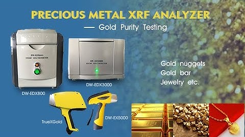 Drawell DW-EDX800 Au Ag Cu Gold Jewelries Gold XRF Analyzer Photometer Spectrophotometer