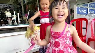 cute baby shivchhi and sister chinh Playing and dancing - chhi chinh inh