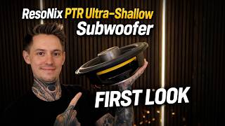 ResoNix PTR Ultra Shallow Subwoofer *Prototypes* - First Look, Specs, Simulations, & Comparisons.