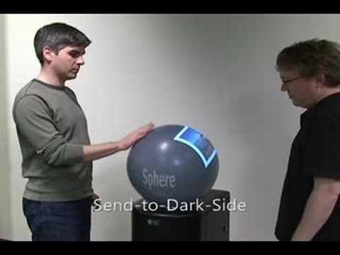 Sphere: Multi-Touch Interactions on a Spherical Display