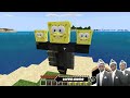 What if you Spawn Wither Spongebob in Minecraft - Coffin Meme