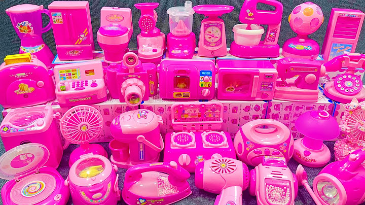 11 Minutes Satisfying with Unboxing Pink Princess Appliances and Kitchen Playset ASMR ｜Review Toys