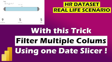 Filter Multiple Columns using a Date Slicer in PowerBI | Trick to Filter MiTutorials
