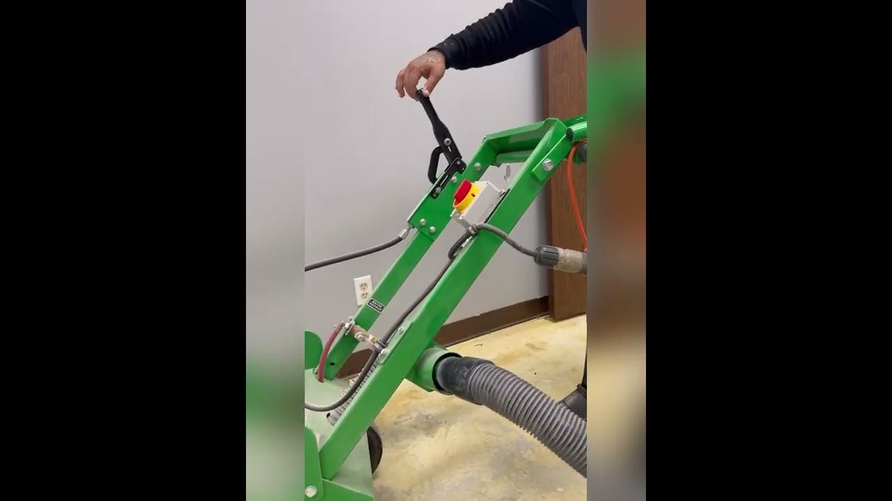 How to use the EDCO concrete grinding machine / Sunbelt Rentals YouTube