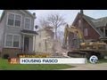 Neighorhood revitalization gone bad as nearly new homes are demolished and sent to the landfill