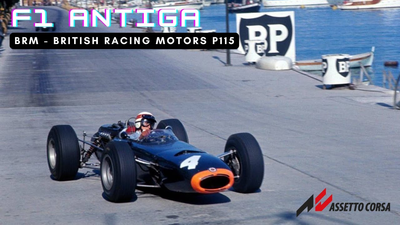 Série F1 Antiga - Sir Jackie Stewart com sua BRM em Monza 1967