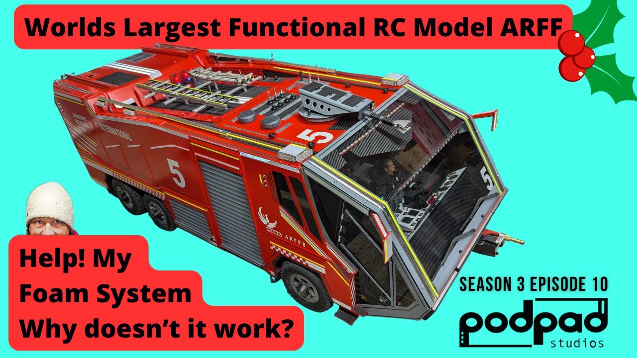 The world's largest Model RC ARFF, Radio Control Airport Rescue Fire ...